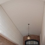 Front Porch-Scallops & bead board ceiling